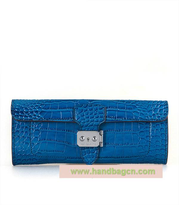 Hermes 1002 Alligator Embossed Cowhide Clutch