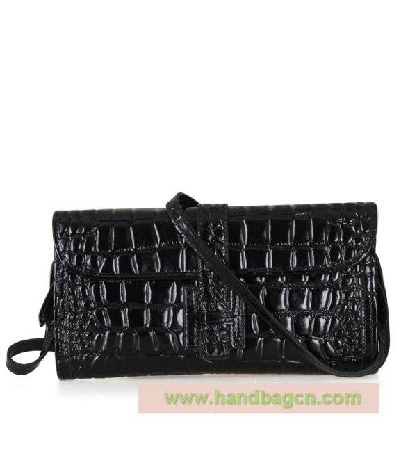 Hermes Jige Clutch with Shoulder Strap 1003cbk