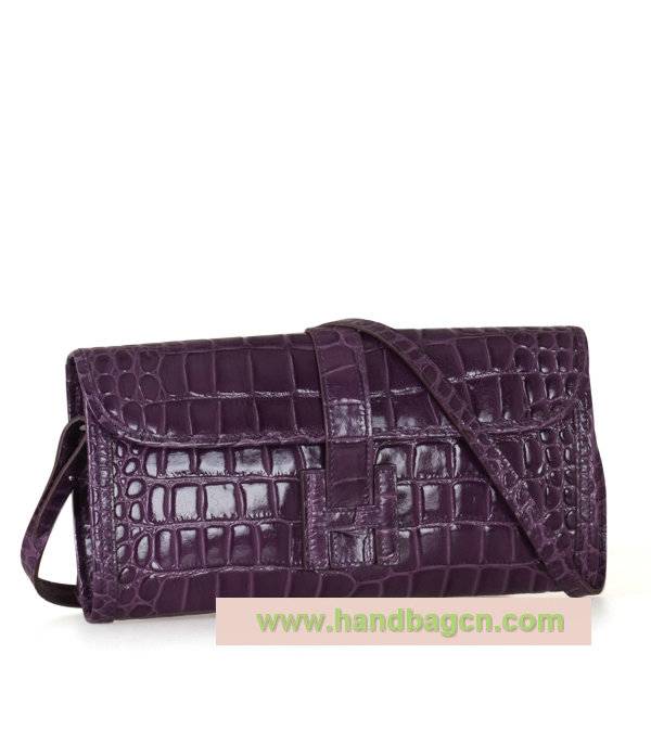 Hermes Jige Clutch with Shoulder Strap 1003cpl