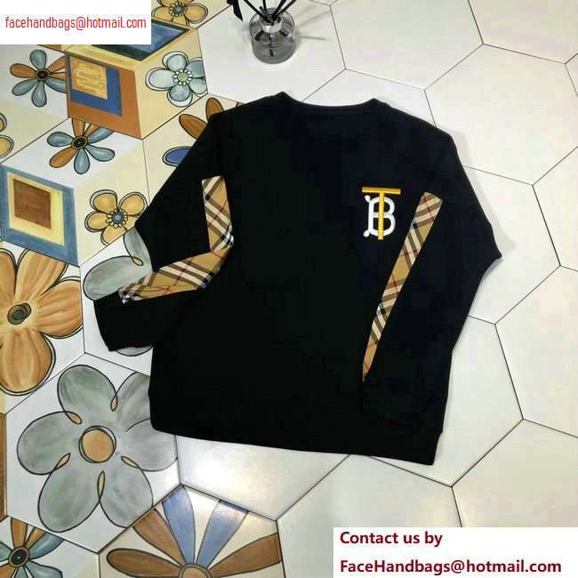 Burberry Check Sweater Black 2020