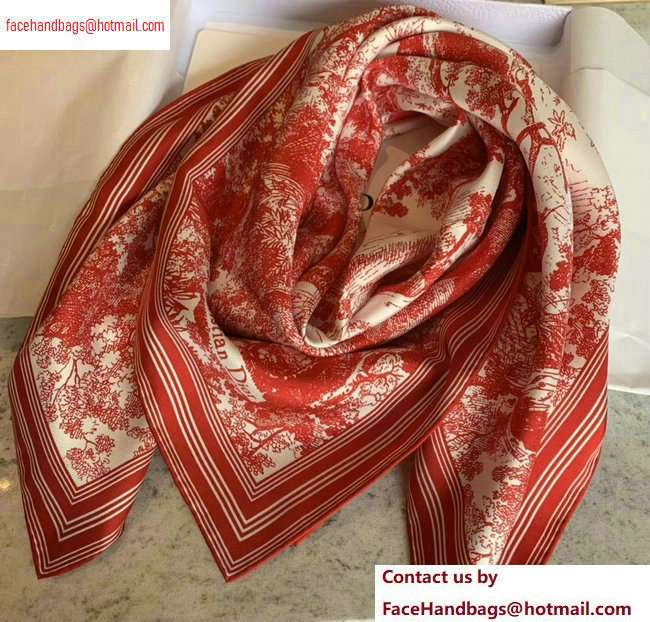 Dior Silk Scarf 90x90cm 03 2020