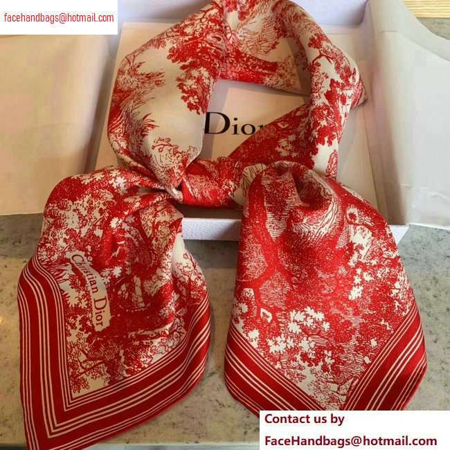 Dior Silk Scarf 90x90cm 03 2020