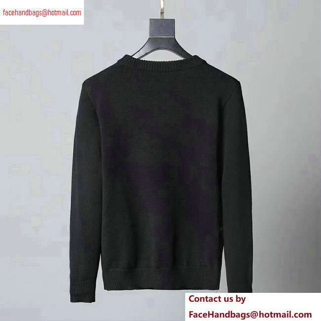 Fendi FF Logo Diagnal Sweater Black 2020