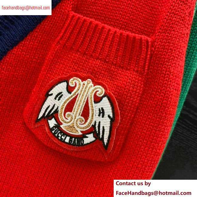 Gucci Cardigan Red/Green/Dark Blue 2020