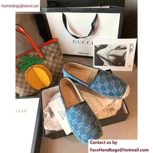 Gucci GG Denim Espadrilles 2020