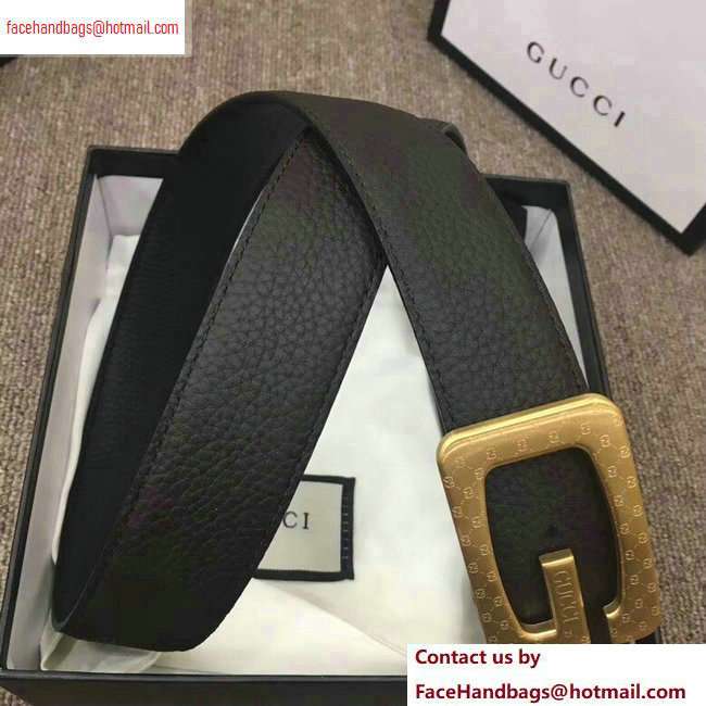 Gucci Width 3.5cm Leather Belt Coffee with G Buckle