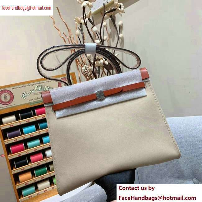 Hermes Herbag Zip 31 Bag in Original Quality Creamy