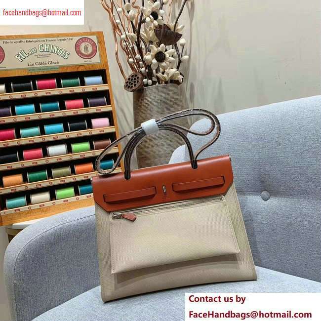 Hermes Herbag Zip 31 Bag in Original Quality Creamy