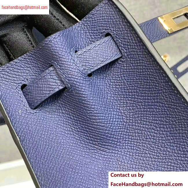 Hermes Kelly 25cm Bag in Original Epsom Leather Royal Blue