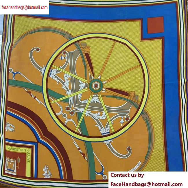 Hermes Square Scarf 90x90cm 06 2020