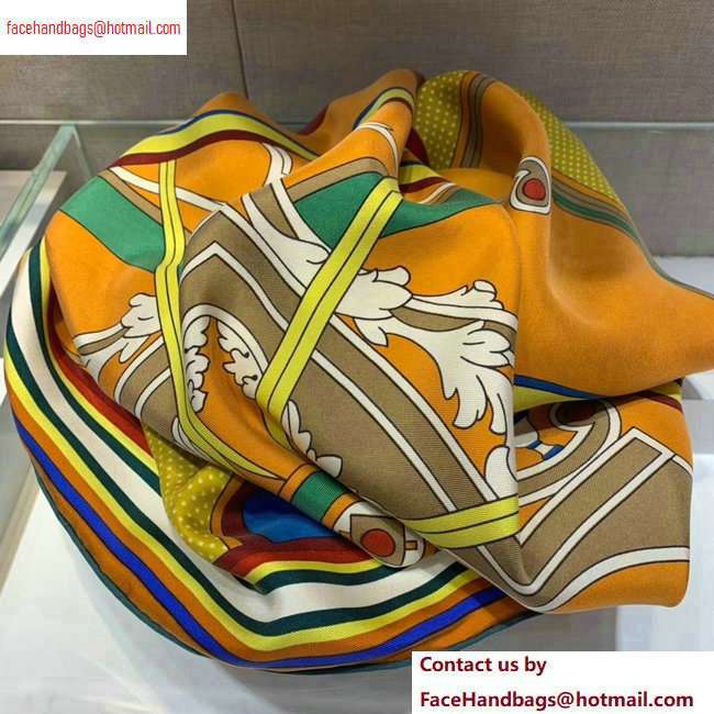 Hermes Square Scarf 90x90cm 06 2020