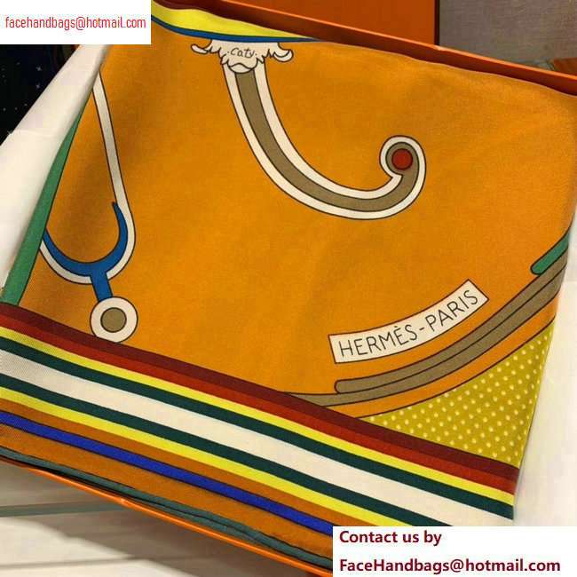 Hermes Square Scarf 90x90cm 06 2020