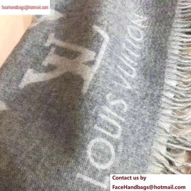 Louis Vuitton Reykjavik Scarf 185x45cm Gray