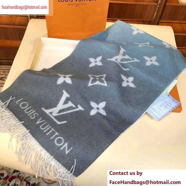 Louis Vuitton Reykjavik Scarf 185x45cm M70868 Gradient Bleu Rose