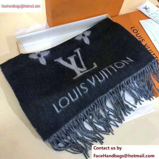 Louis Vuitton Reykjavik Scarf 185x45cm M71040 Black