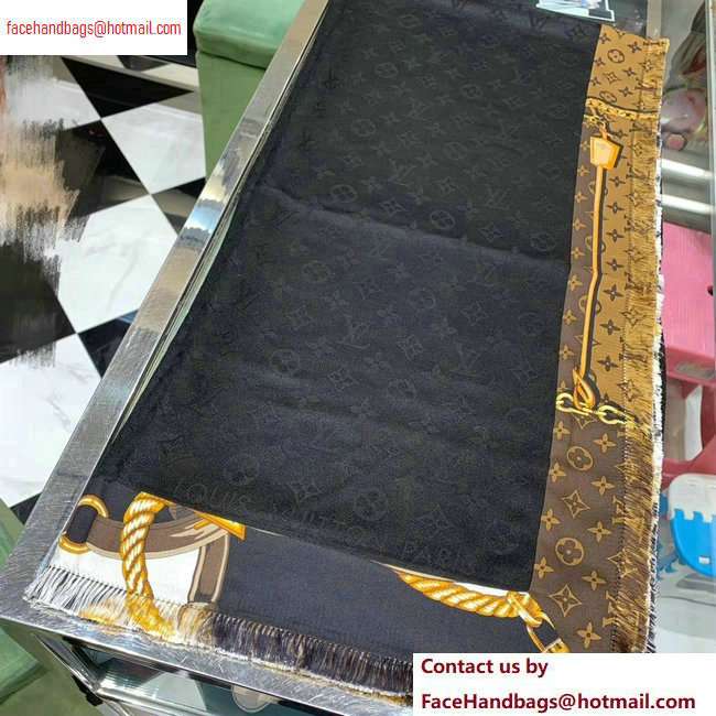 Louis Vuitton Trunks Monogram Scarf 140x140cm 2020