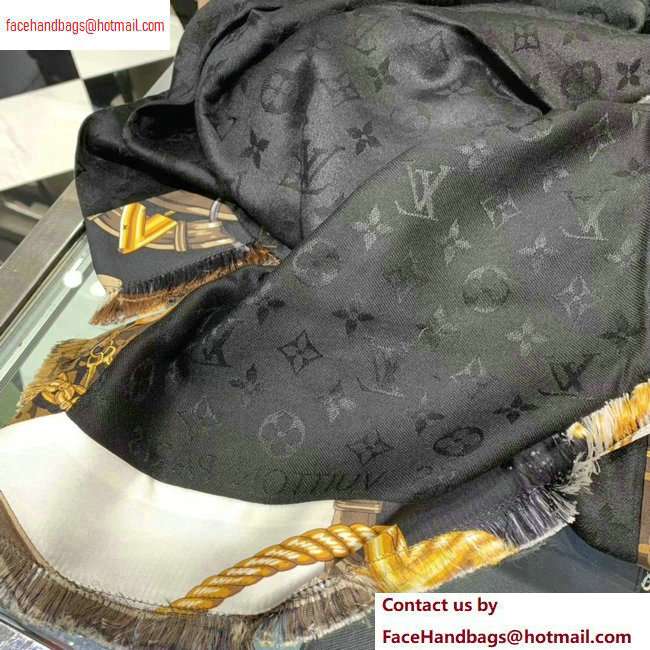 Louis Vuitton Trunks Monogram Scarf 140x140cm 2020