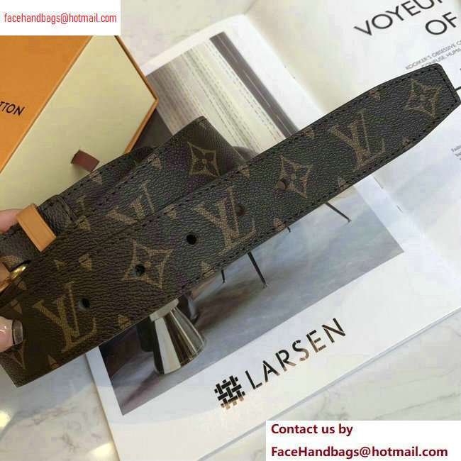 Louis Vuitton Width 3.5cm Monogram Canvas Signature Belt 2020