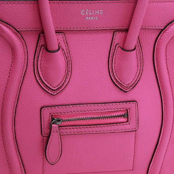 Celine Luggage Nano 20cm Tote Bag - 3309 Rosy