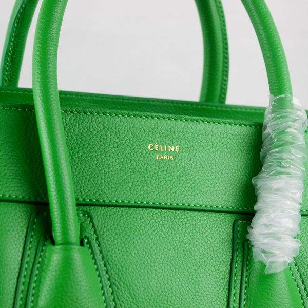 Celine Luggage Mini Tote Bag - 88017 Green