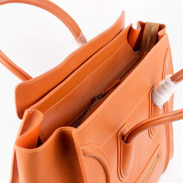 Celine Luggage Mini Tote Bag - 88017 Orange