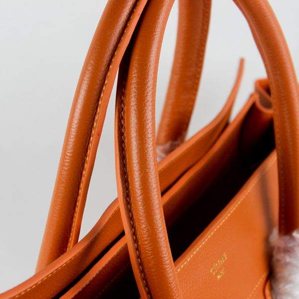 Celine Luggage Mini Tote Bag - 88017 Orange