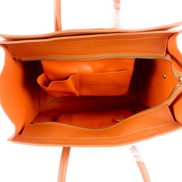 Celine Luggage Mini Tote Bag - 88017 Orange