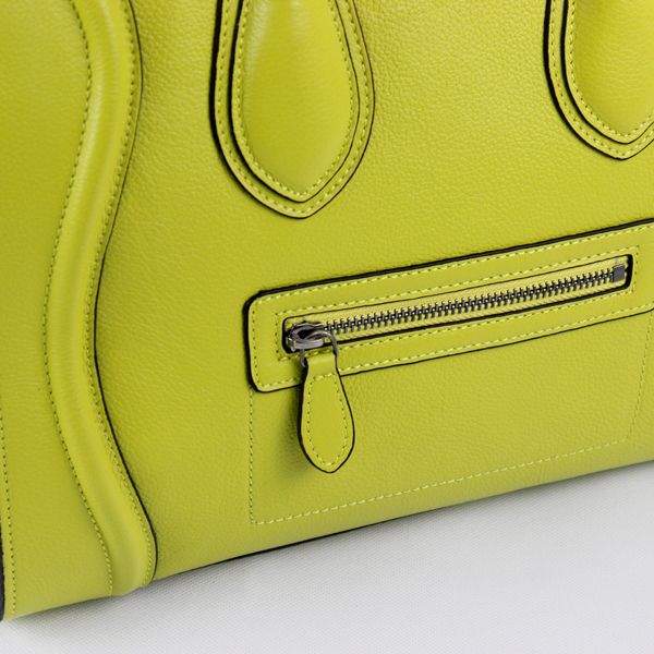 Celine Luggage Mini Tote Bag - 88017 Yellow