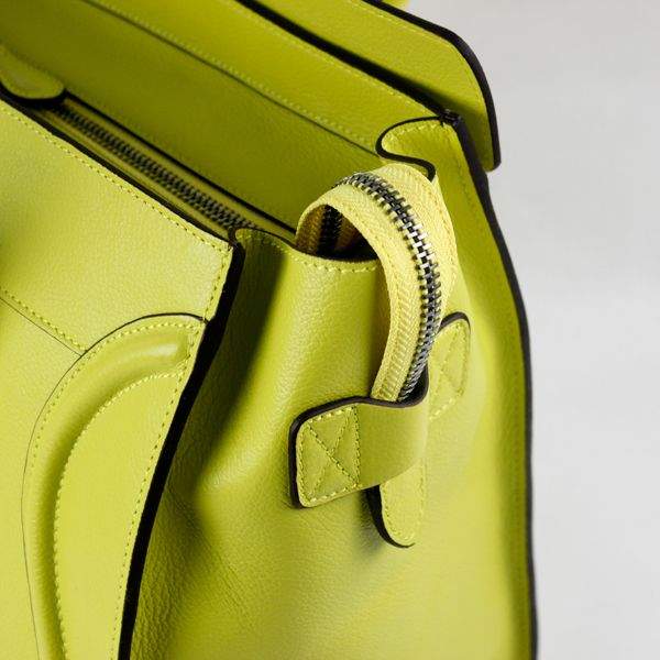 Celine Luggage Mini Tote Bag - 88017 Yellow