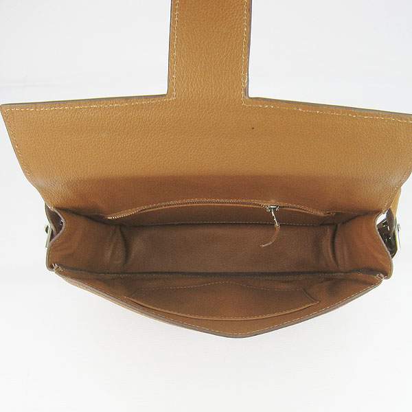 Hermes Togo Leather Messenger Bag - 8082 Coffee