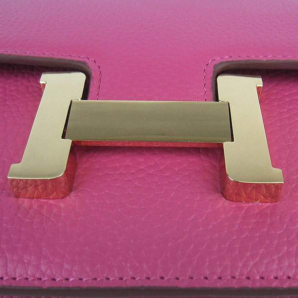 Hermes Constance Togo Leather Handbag - H020 Peach Red with Gold Hardware