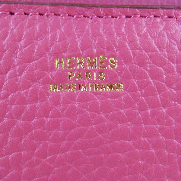 Hermes Constance Togo Leather Handbag - H020 Peach Red with Gold Hardware