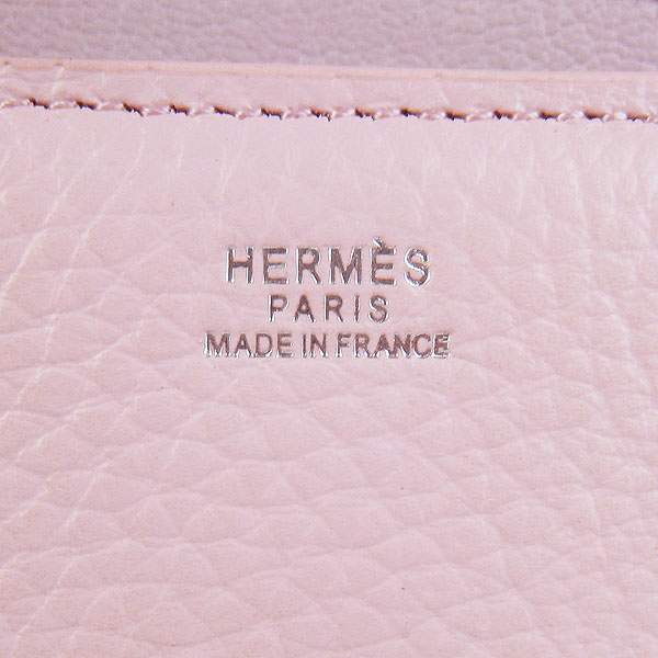 Hermes Constance Togo Leather Handbag - H020 Pink with Silver Hardware