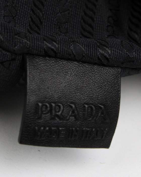 Prada Gaufre Nappa Leather Tote Bag - 8027 Black