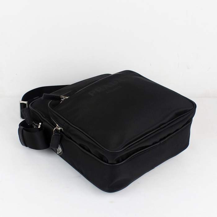 Prada Vela Fabric Messenger Bag BT0189 Black