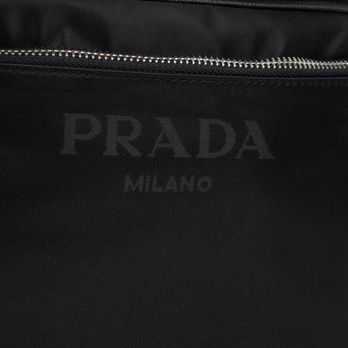 Prada Vela Fabric Messenger Bag BT0189 Black