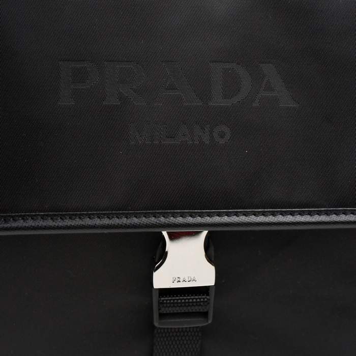 Prada Vela Fabric Messenger Bag BT0269 Black