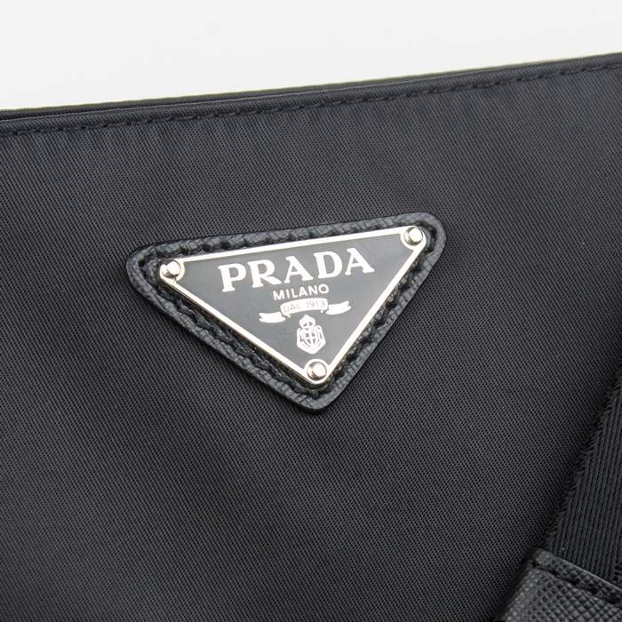 Prada Vela Fabric Messenger Bag BT0269 Black