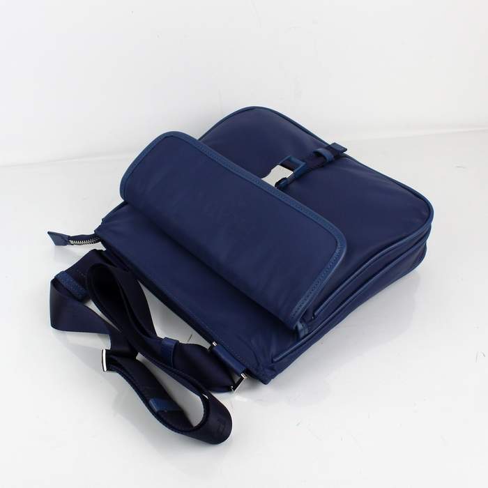 Prada Vela Fabric Messenger Bag BT0269 Blue