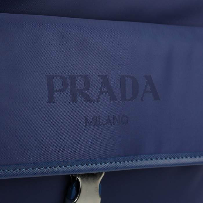 Prada Vela Fabric Messenger Bag BT0269 Blue