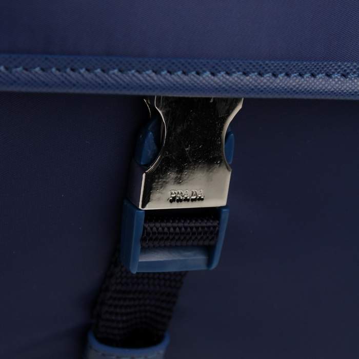 Prada Vela Fabric Messenger Bag BT0269 Blue