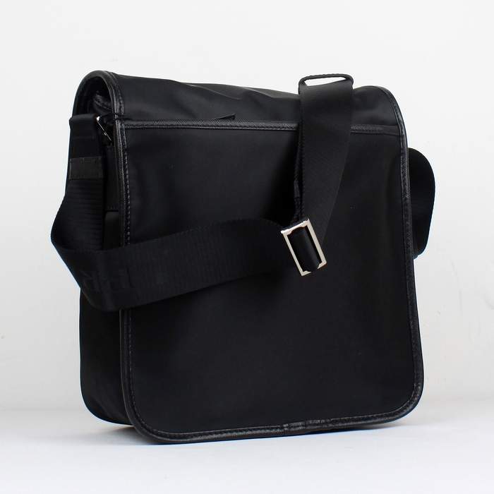 Prada Vela Fabric Messenger Bag VA0770 Black