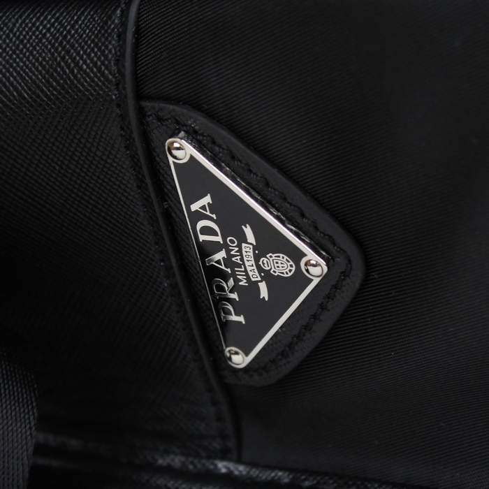 Prada Vela Fabric Messenger Bag VA0770 Black