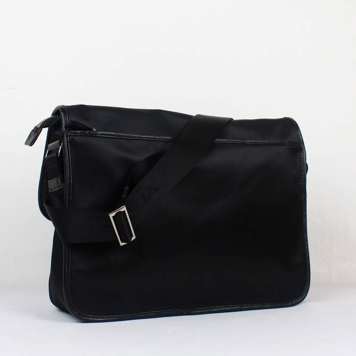 Prada Vela Flap Bag BT9810 Black