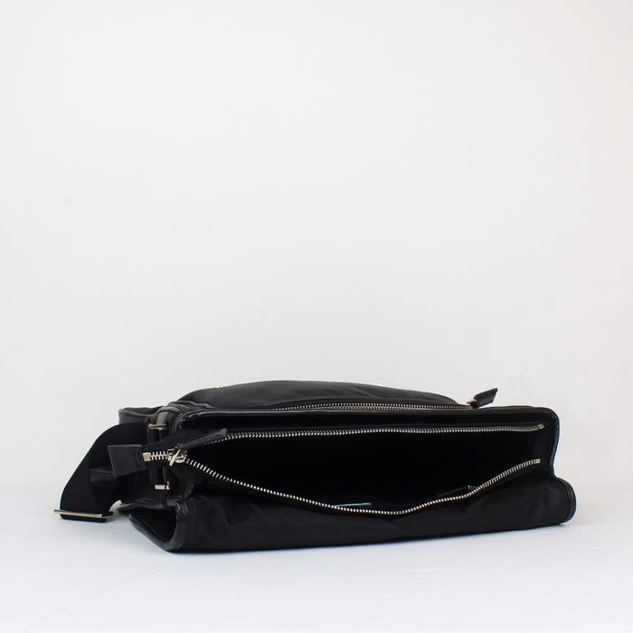 Prada Vela Flap Bag BT9810 Black