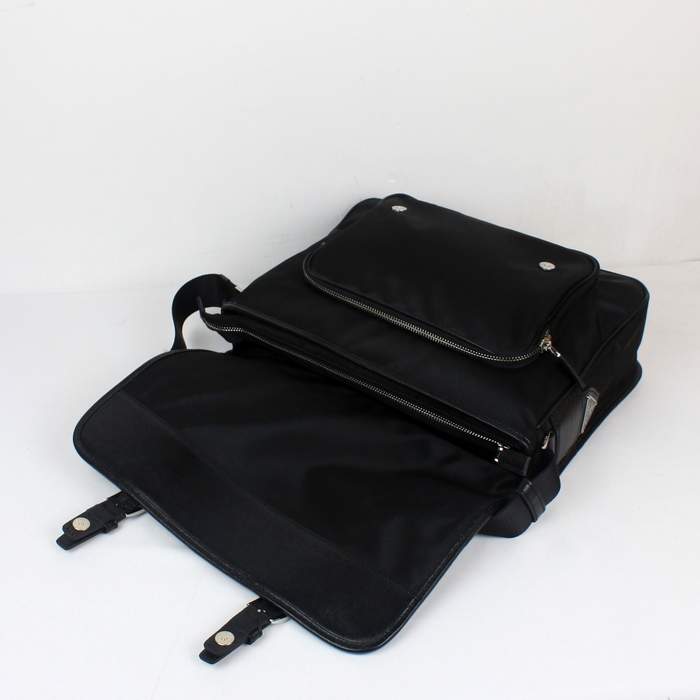 Prada Vela Flap Bag BT9810 Black