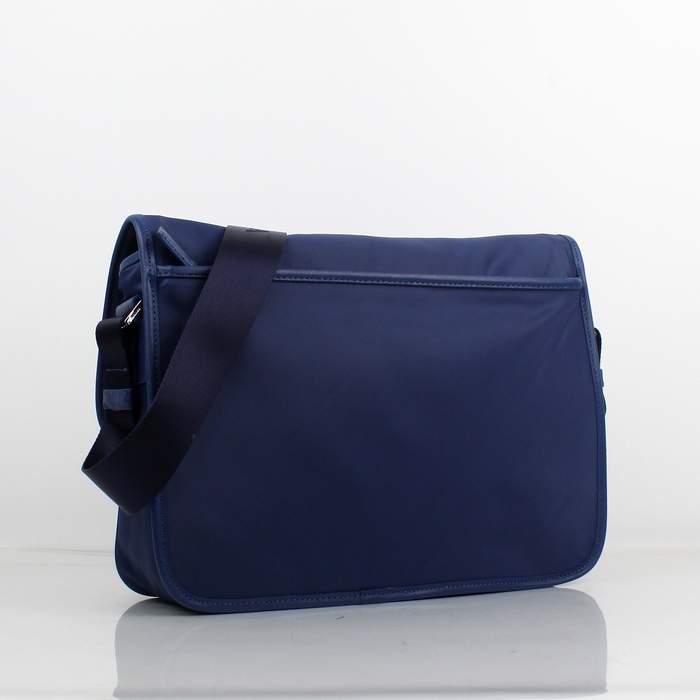 Prada Vela Flap Bag BT9810 Blue