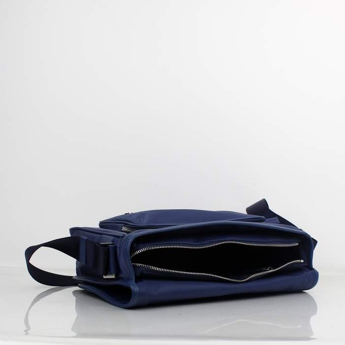 Prada Vela Flap Bag BT9810 Blue