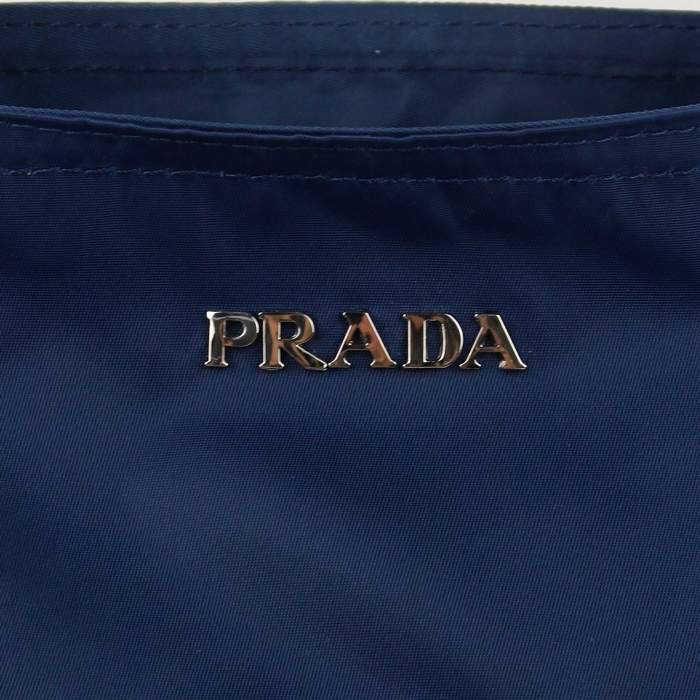 Prada Tote Bags Nylon 6038K Blue