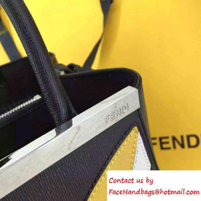 Fendi Petite 2Jours Bug Mini Tote Bag Black